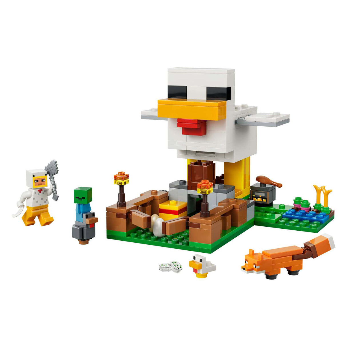 Lego minecraft animaux de la ferme de poulet jouets pour enfants - 21585