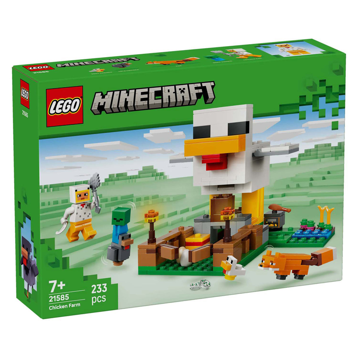 Lego minecraft animaux de la ferme de poulet jouets pour enfants - 21585