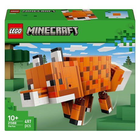Lego minecraft le renard décoration de chambre de bébé et jouets animaux pour enfants - 21588