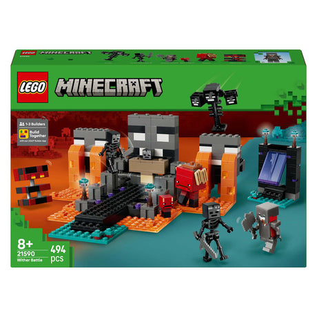 Lego minecraft 21590 la bataille du flétrissement