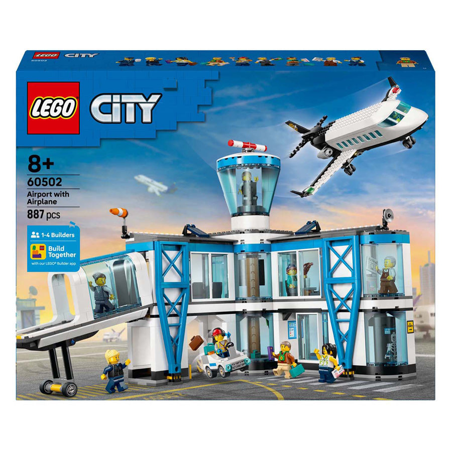 Lego my city 60502 aéroport avec avion