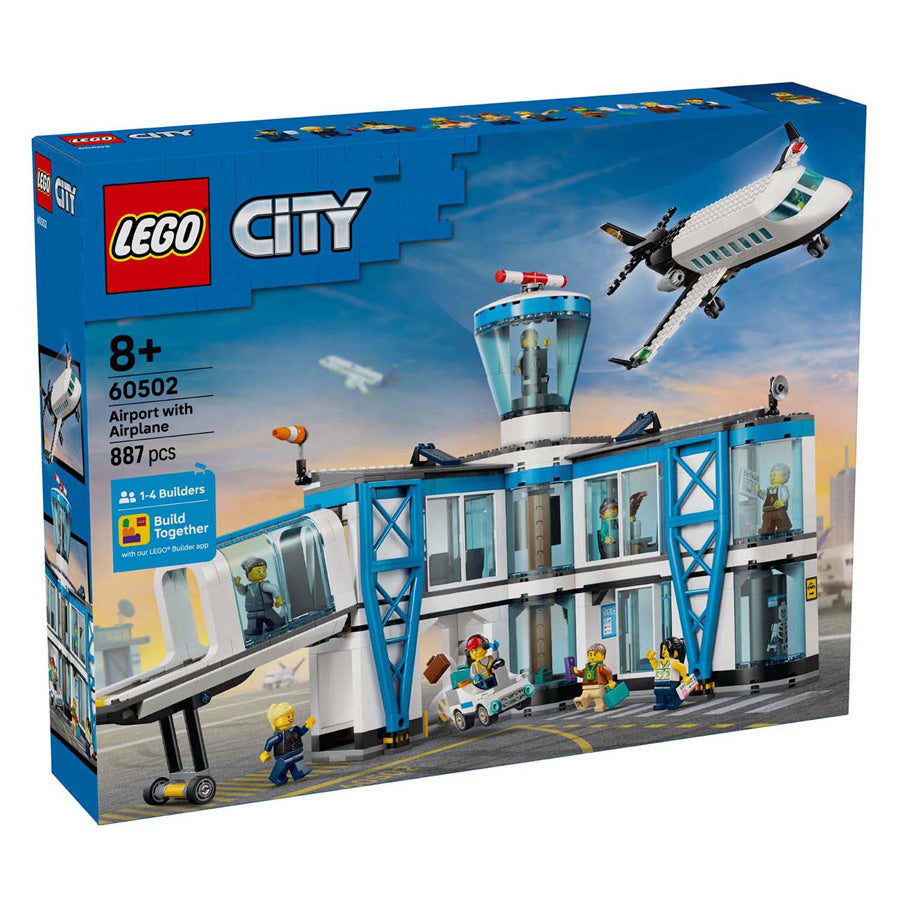 Lego my city 60502 aéroport avec avion