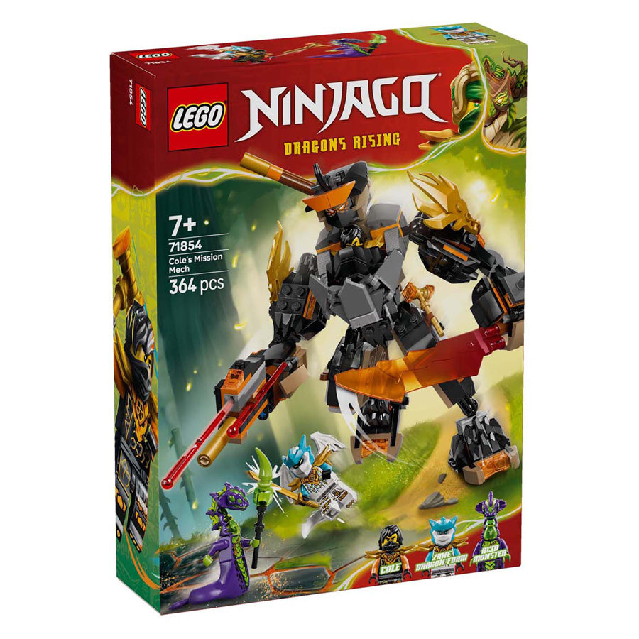 Lego Ninjago 71854 Le robot de mission de Cole et Zane le dragon