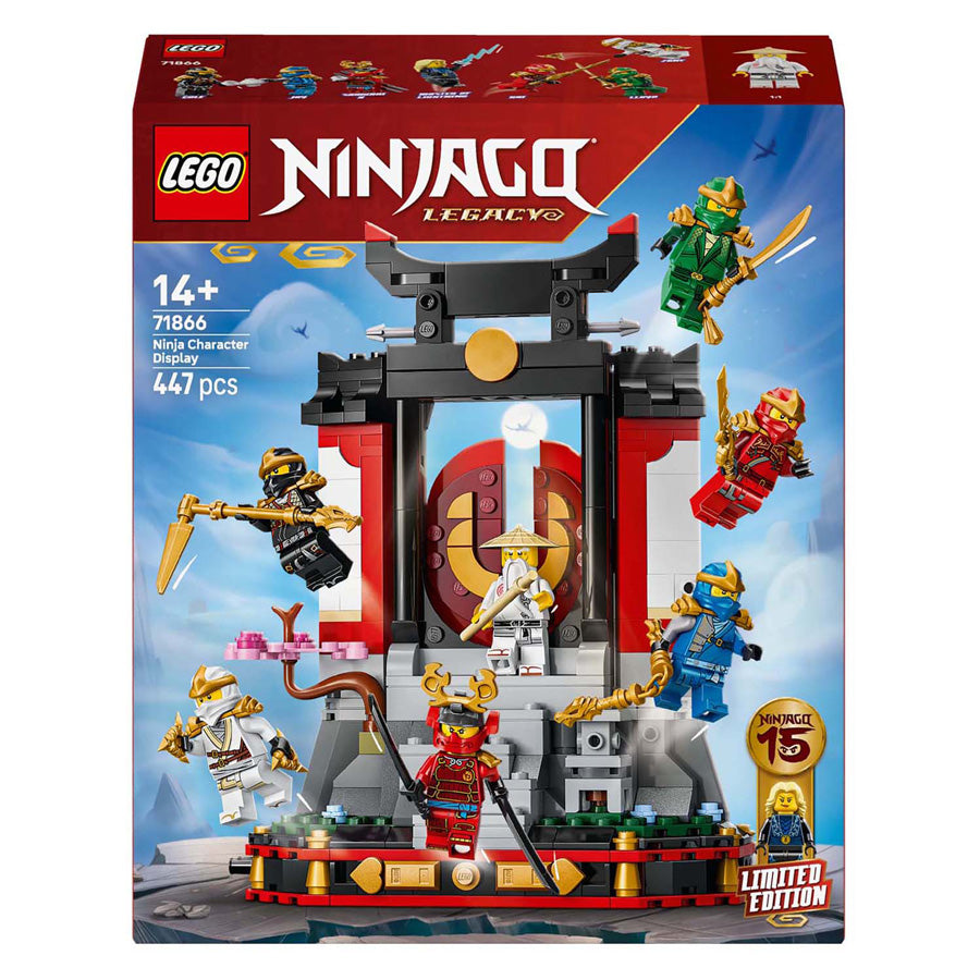 Lego Ninjago 71866 Présentoir 15e anniversaire avec personnages ninja