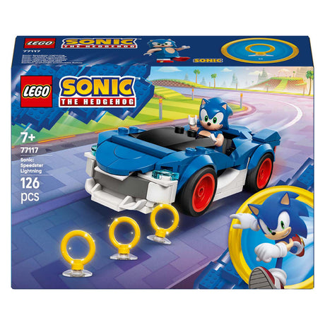 Lego Sonic le hérisson 77117 Sonic Car : Speed Star Lightning
