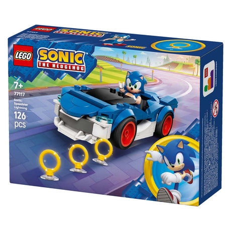 Lego Sonic le hérisson 77117 Sonic Car : Speed Star Lightning