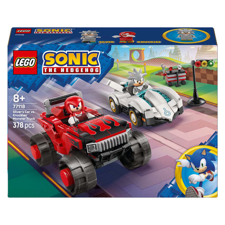 Lego Sonic the Hedgehog 77118 Silvers Car contre le camion monstre de Knuckles
