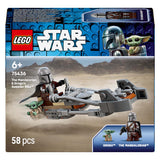 Lego Star Wars TM 75436 Le Speeder Bike du Mandalorien et de Grogu | 2 pièces