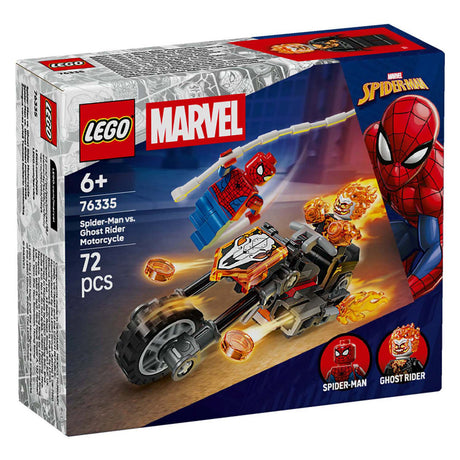 LEGO Super Heros 76335 Marvel Spider-Man contre la moto Ghost Rider