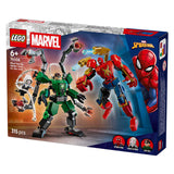 Lego Marvel Mecha Duel : Spider-Man contre les super-héros Docock - kit de construction pour enfants - 76338