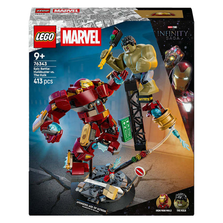 Lego super heros 76343 merveille bataille ultime : hulkbuster contre hulk