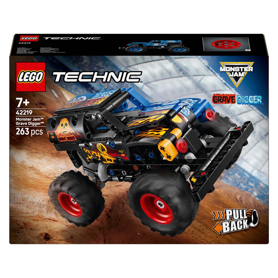 Lego Technic 42219 Monster Jam Grave Digger Feu et Glace