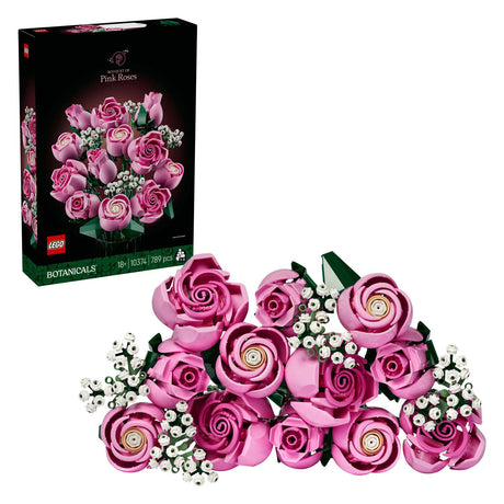Bouquet de roses roses Lego Botanicals - 10374