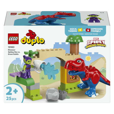 Lego Duplo 10463 Le dinosaure Spidey Rex contre le gobelin vert