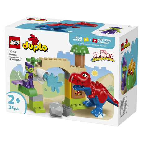 Lego Duplo 10463 Le dinosaure Spidey Rex contre le gobelin vert