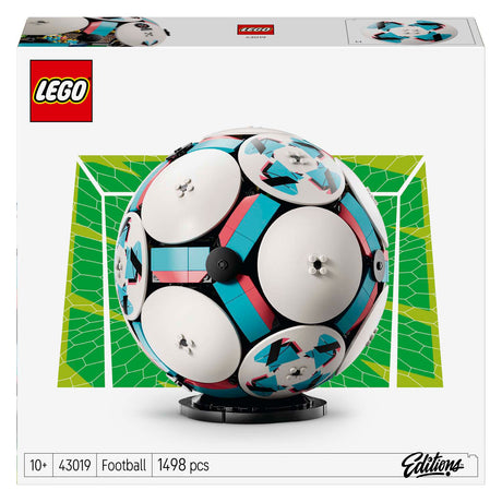 Lego éditions football - Kit de construction d'affichage 3D avec mini stade - cadeau d'anniversaire pour garçons, filles et fans de football à partir de 10 ans - 43019