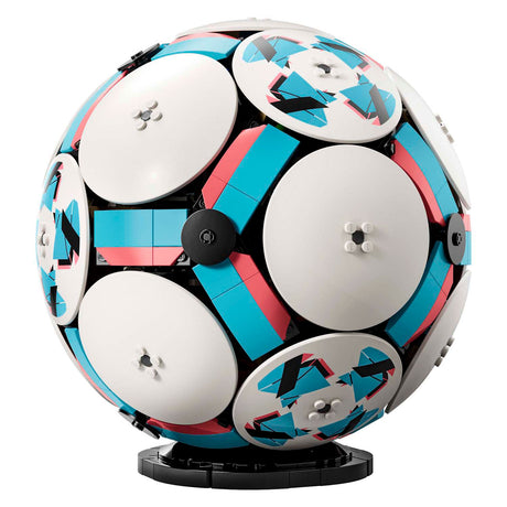 Lego éditions football - Kit de construction d'affichage 3D avec mini stade - cadeau d'anniversaire pour garçons, filles et fans de football à partir de 10 ans - 43019