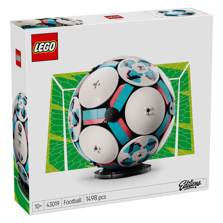 Lego éditions football - Kit de construction d'affichage 3D avec mini stade - cadeau d'anniversaire pour garçons, filles et fans de football à partir de 10 ans - 43019