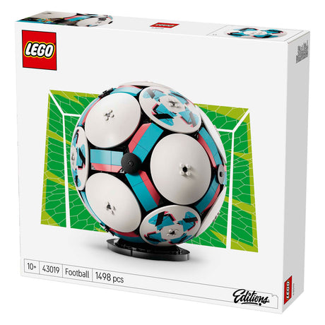 Lego éditions football - Kit de construction d'affichage 3D avec mini stade - cadeau d'anniversaire pour garçons, filles et fans de football à partir de 10 ans - 43019