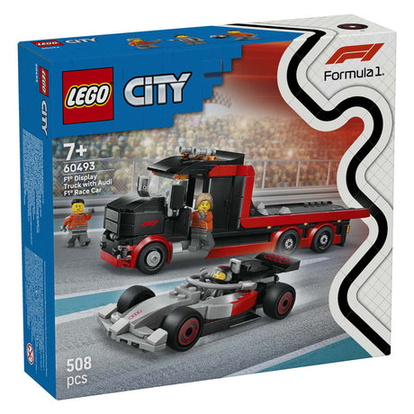 Lego ® City F1® Display Truck avec voiture de course Audi F1® - 60493