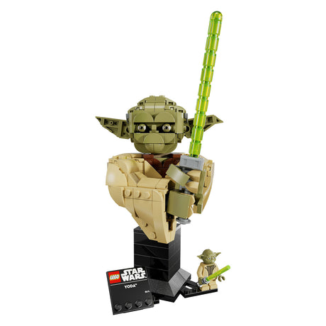 Lego star wars yoda buste bouwpakket voor volwassenen - 75438