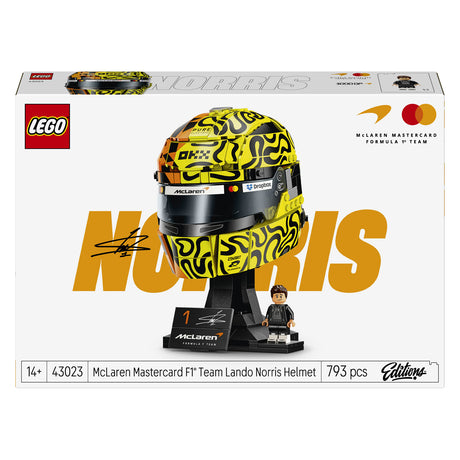 Lego editions mclaren mastercard f1 team helm van lando norris bouwpakket voor kinderen 43023