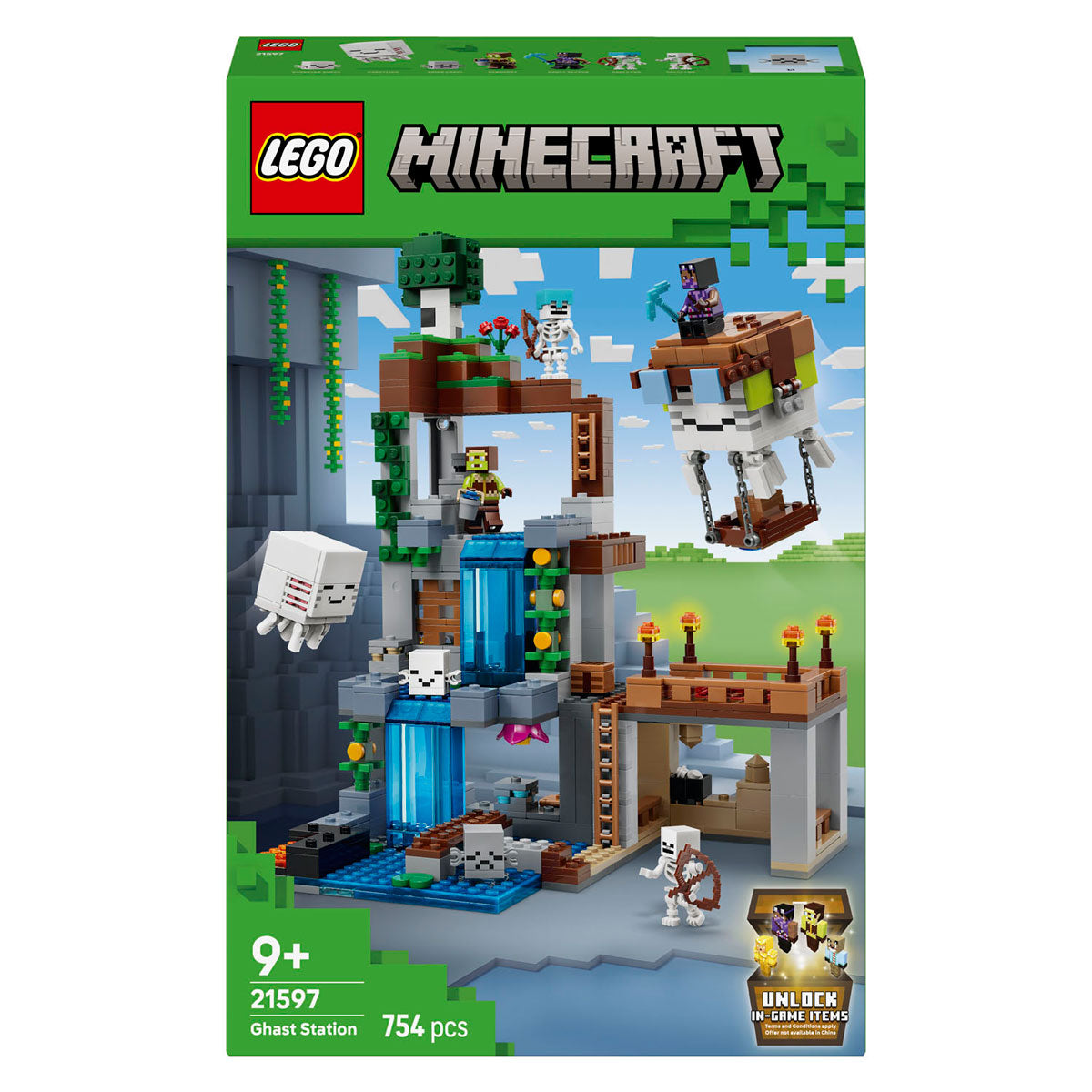 Lego minecraft ghast-huis speelgoed voor kinderen 21597