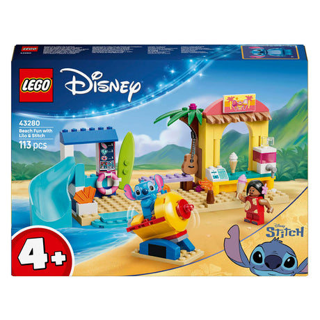 Lego ǀ Disney Beach Fun avec Lilo et Stitch, jouets à construire pour enfants et décoration 43280