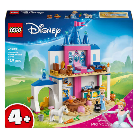 Lego ® ǀ Disney Princess Le château de Cendrillon avec ses amis animaux - Jouets de construction pour enfants avec Cendrillon et 4 animaux - 43283