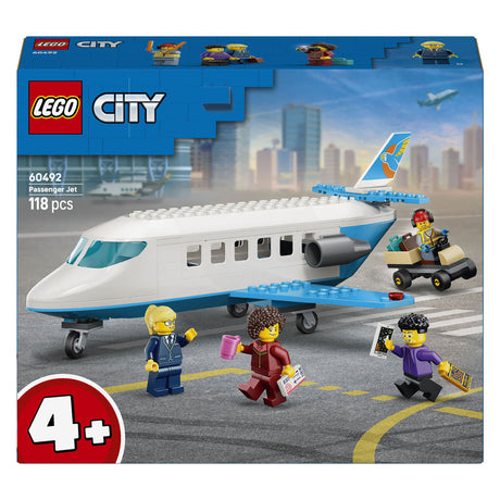 Jouet avion avion de ligne Lego City pour enfants de 4 ans et plus 60492