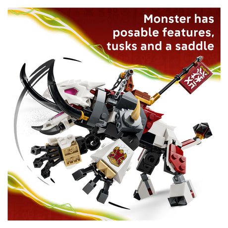 Lego Ninjago 71863 Zilvar et Grimtak la bête dragon