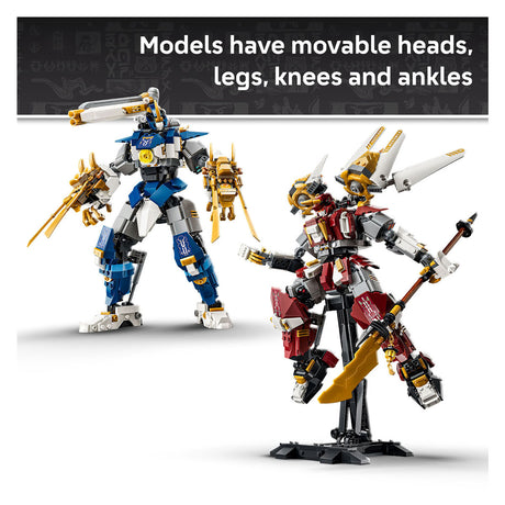 Lego Ninjago, les deux robots imposants, kit de construction pour enfants avec figurines d'action 71870