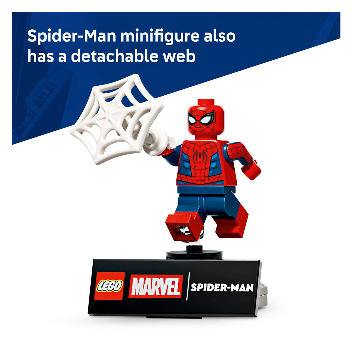 Lego ǀ Marvel Spider-Man Hero Kit de construction pour enfants avec figurine 76346