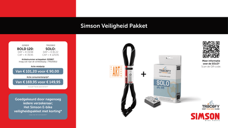 Rema tip top pays-bas b.v. Simson 020867 pack de sécurité action (composé de : 1 x simson bold 120 + 1 x tracefy solo)
