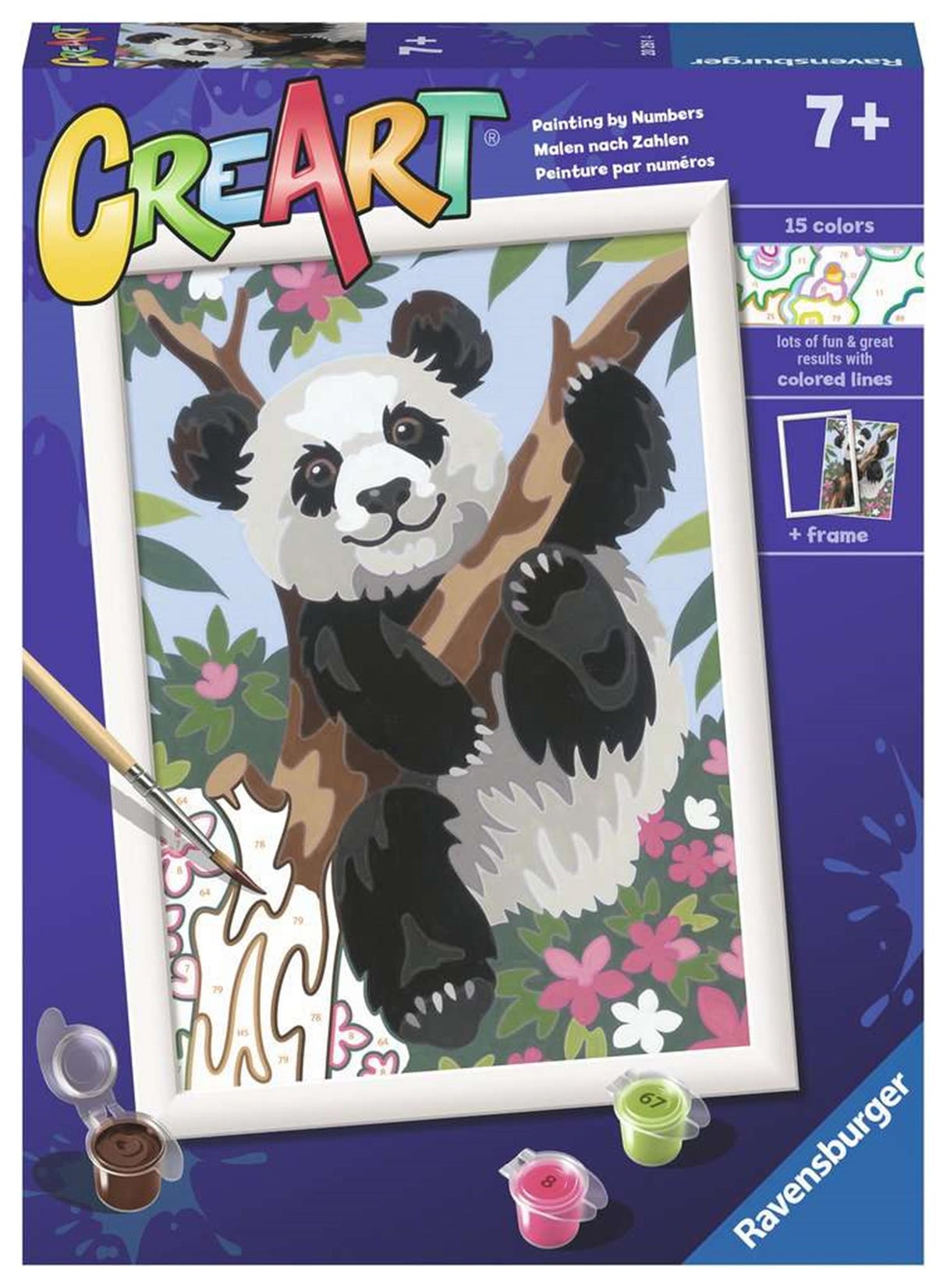 Ravensburger Creart peinture au numéro - jouer au panda