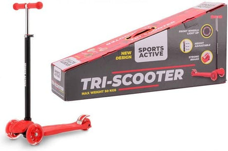 Cilgro sports tri-scooter de ville rouge actif