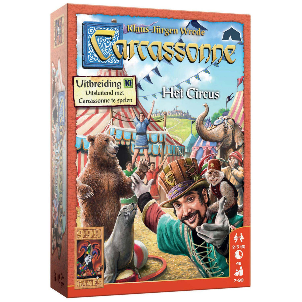 999Games Carcasonne el juego de mesa de circo