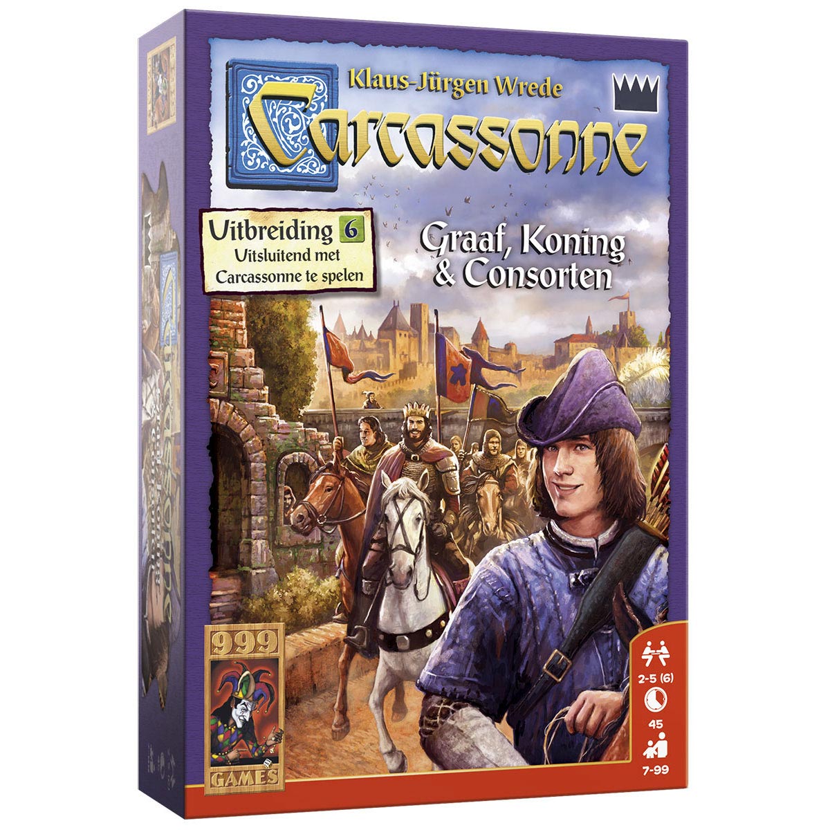 999Games Carcassonne Graaf, Koning and Associates Juego de mesa