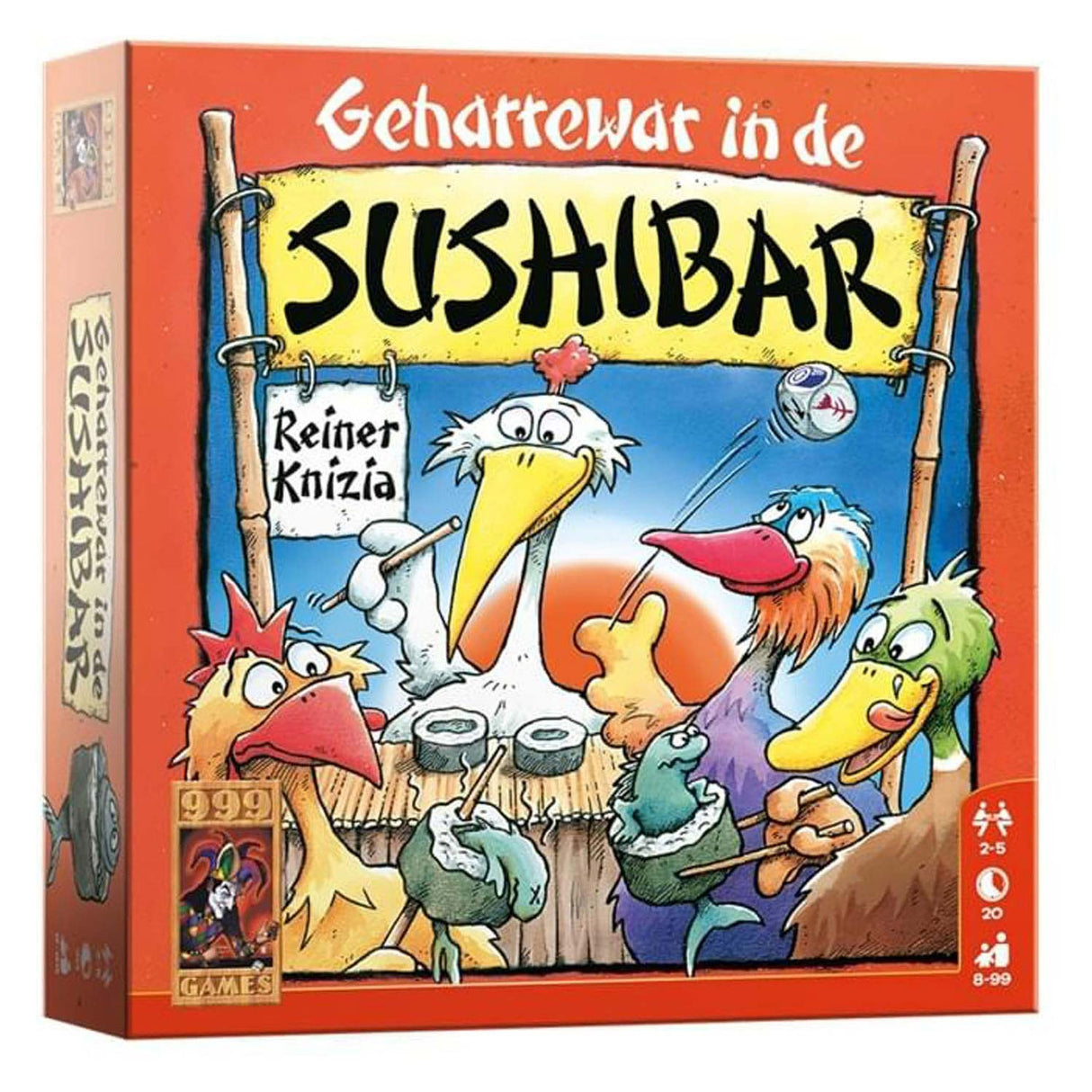 999Games Dobbelspel Harrewar i Sushibar 30-delen (NL)