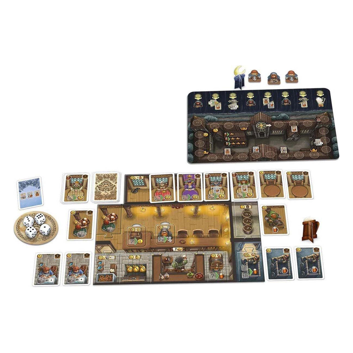 999 -Games The Tavernen of the Old City of Board Game