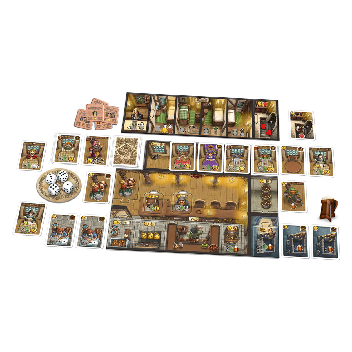 999gaames 999 Jeux The Tavernen of the Old City Expansion: Room FOR LOW! jeu de société