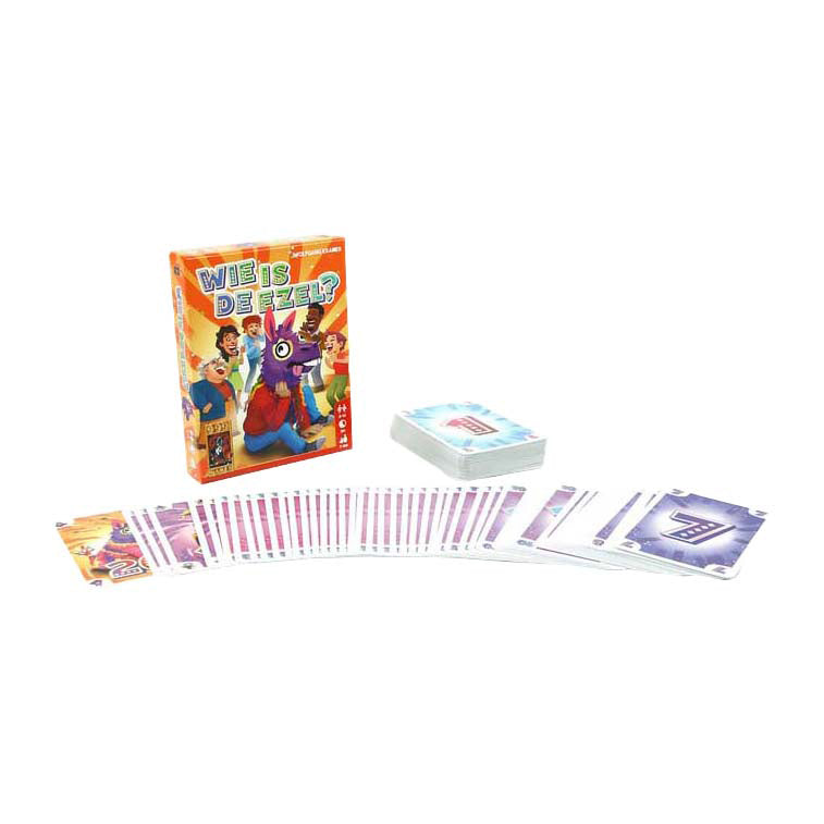 999games 999 games - qui est l'âne ? - jeu de cartes - jeu de cartes simple pour toute la famille - jeu de société - petit cadeau