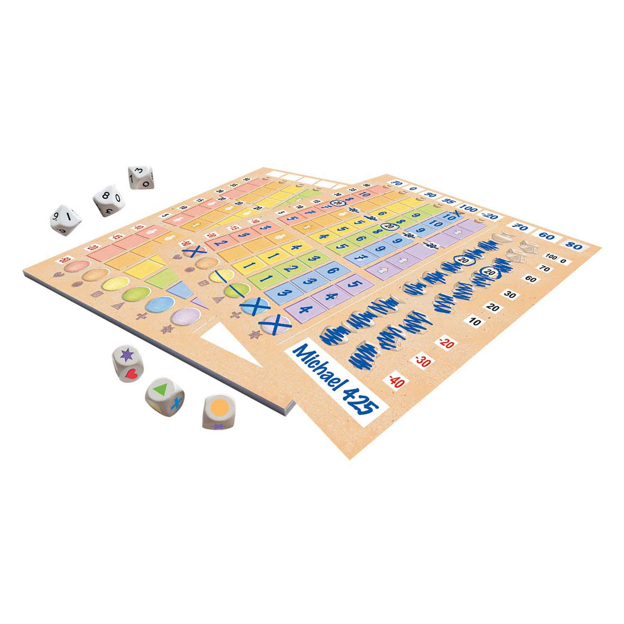 999games 999 jeux villes perdues : jeu de lancer et d'écriture de dés