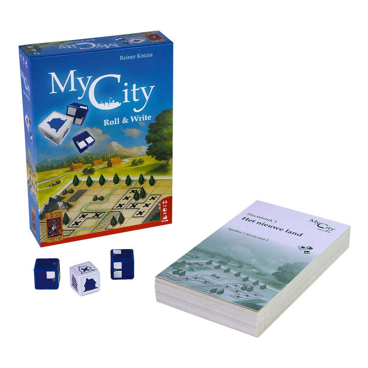 999games 999 jeux My City Roll Write Dice Game