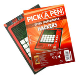 999games 999 jeux Pick a Pen Hackers Score Pads, 2 pcs.