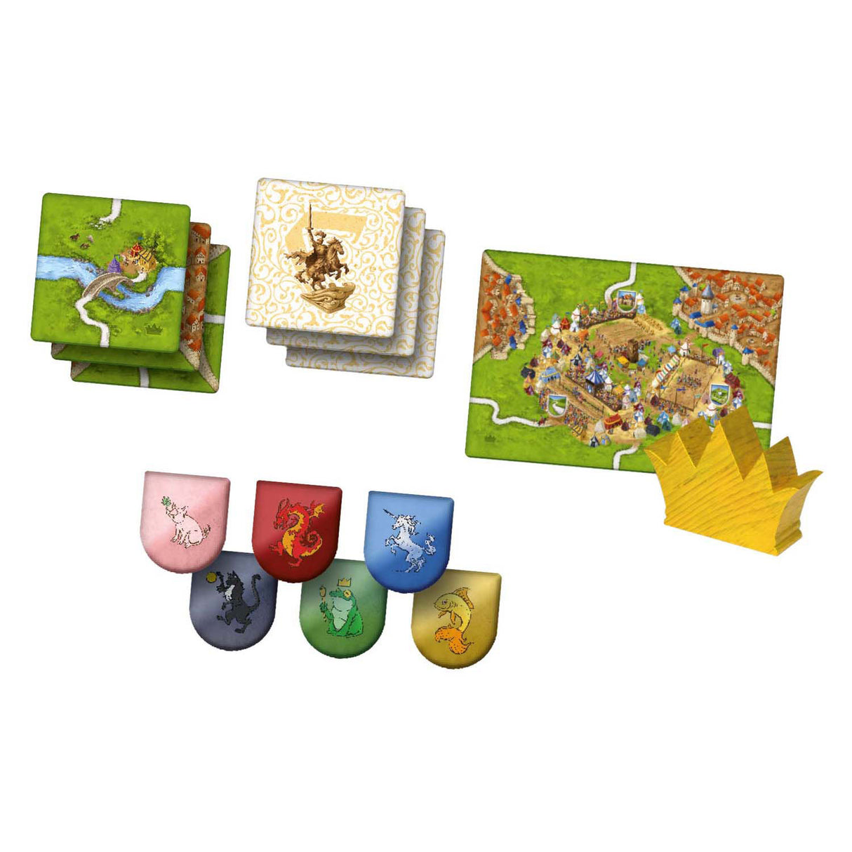999games 999 games extension emblèmes des tournois de Carcassonne