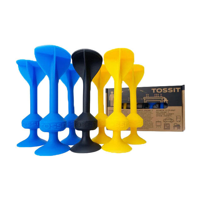 999games 999 games tossit - pack de démarrage - bleu-jaune