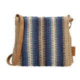 Sac bandoulière Pe-florence bleu 24x25cm