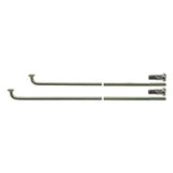 Rayons Buzaglo 306-13 alpina raggi ø2,33mm fg 2,6 - zinc (144 pièces)