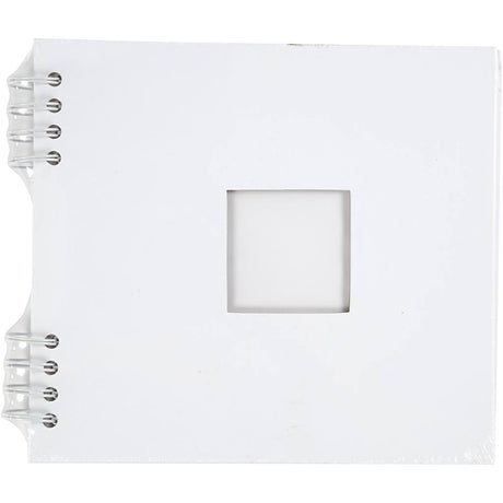 Creativ company Album à spirales, format 20x20 cm, 250 g, blanc, 1 pièce